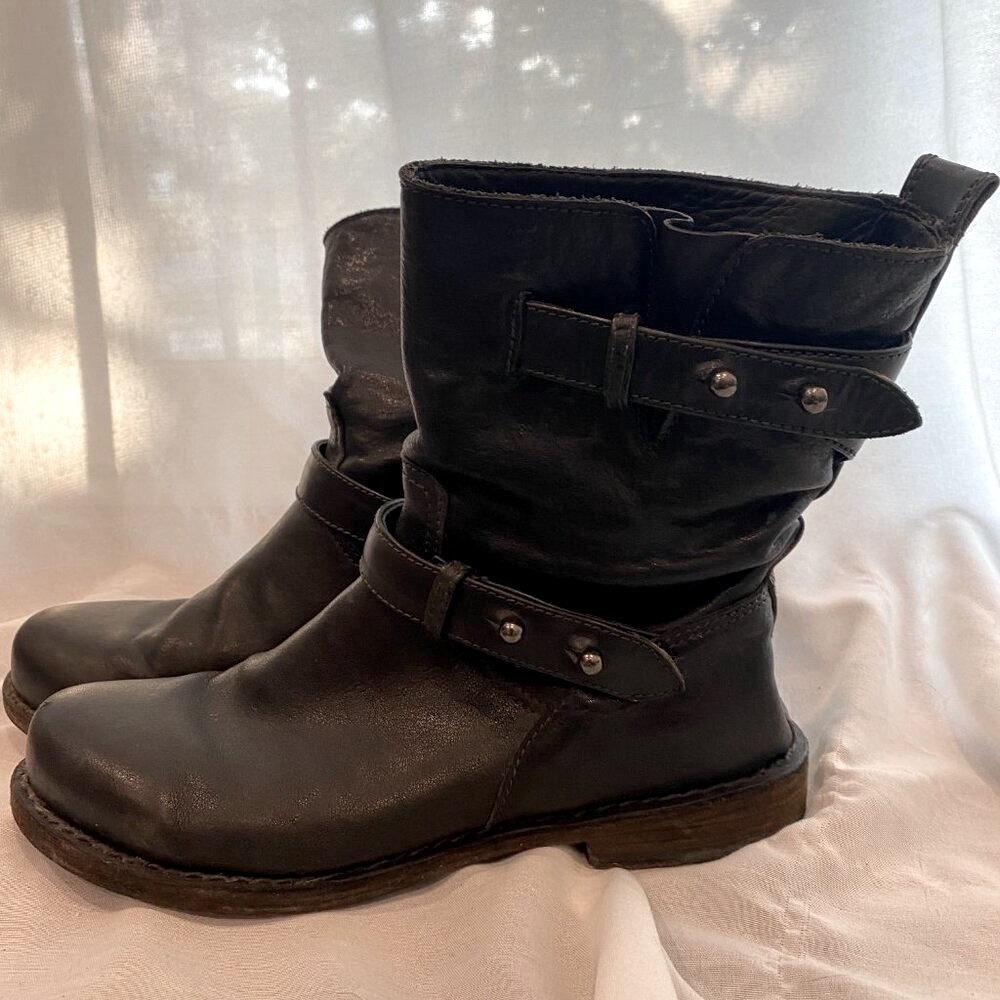 rag & bone Black 'Moto' boots